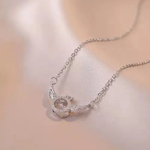 Angel Wings Necklace- Collar Brillo Celestial