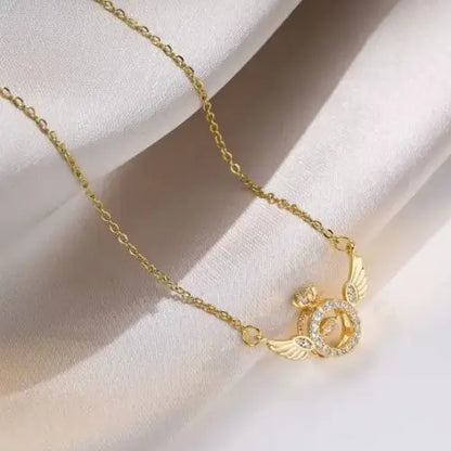 Angel Wings Necklace- Collar Brillo Celestial