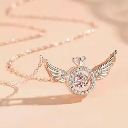 Angel Wings Necklace- Collar Brillo Celestial