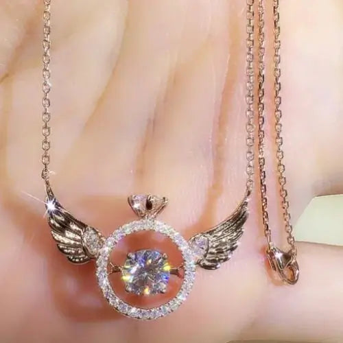 Angel Wings Necklace- Collar Brillo Celestial