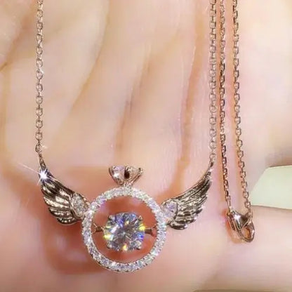 Angel Wings Necklace- Collar Brillo Celestial