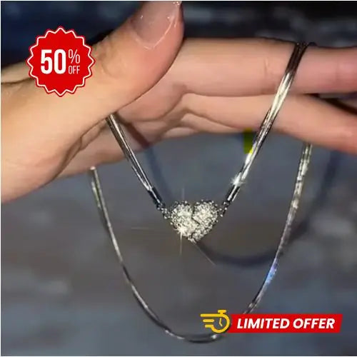 Collar De Corazón De Cristal – Un detalle elegante para regalar con sentido