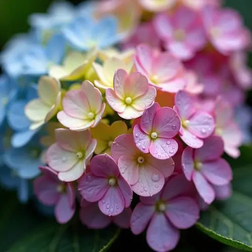 Combo Floral  Glicinias + Hortensia - Dúo Regalo de la Naturaleza