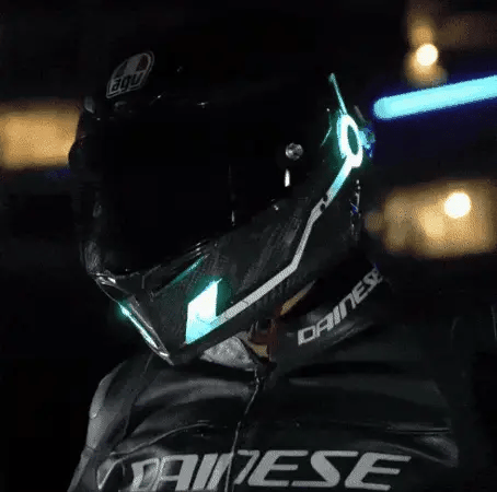 BrillaSeguro – Luces Reflectoras Para Casco "Todos Podrán Verte Con Estilo"