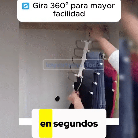 2x1 Multigancho Para Ropa Smart Hanger