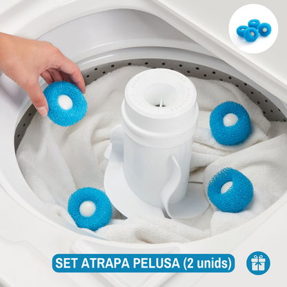 Aspiradora Antialérgica AcarClean + Set Atrapa Pelusas