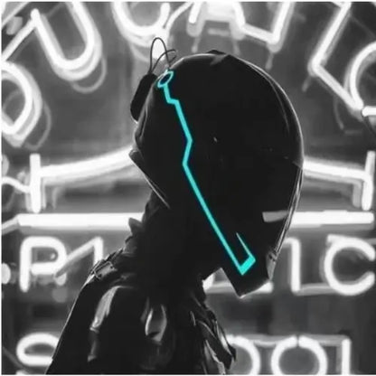 BrillaSeguro – Luces Reflectoras Para Casco "Todos Podrán Verte Con Estilo"