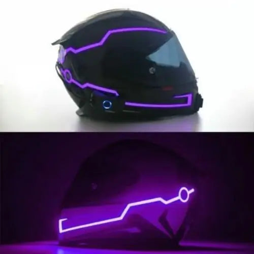 BrillaSeguro – Luces Reflectoras Para Casco "Todos Podrán Verte Con Estilo"