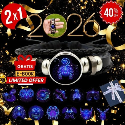 2X1 Amuleto de Energía Zodiacal, símbolo de intención y nuevos comienzos! 2026