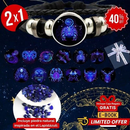 Combo Energía Zodiacal + Conexión Cósmica con Piedra Especial