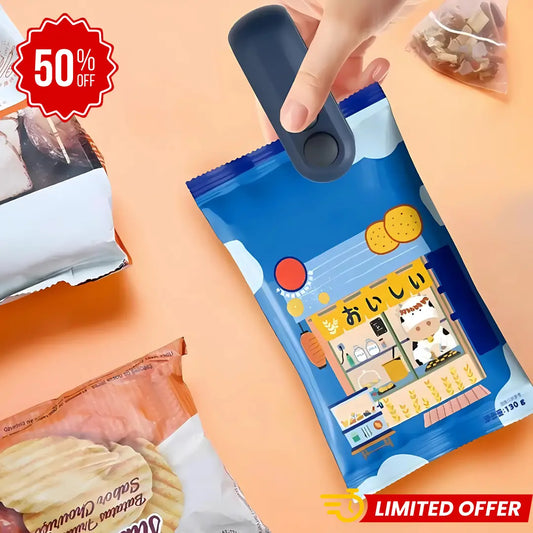 Frescura Total - Selladora Compacta Portátil Recargable